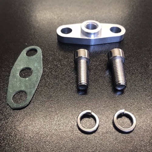 Turbo billet oil feed - feed, inlet